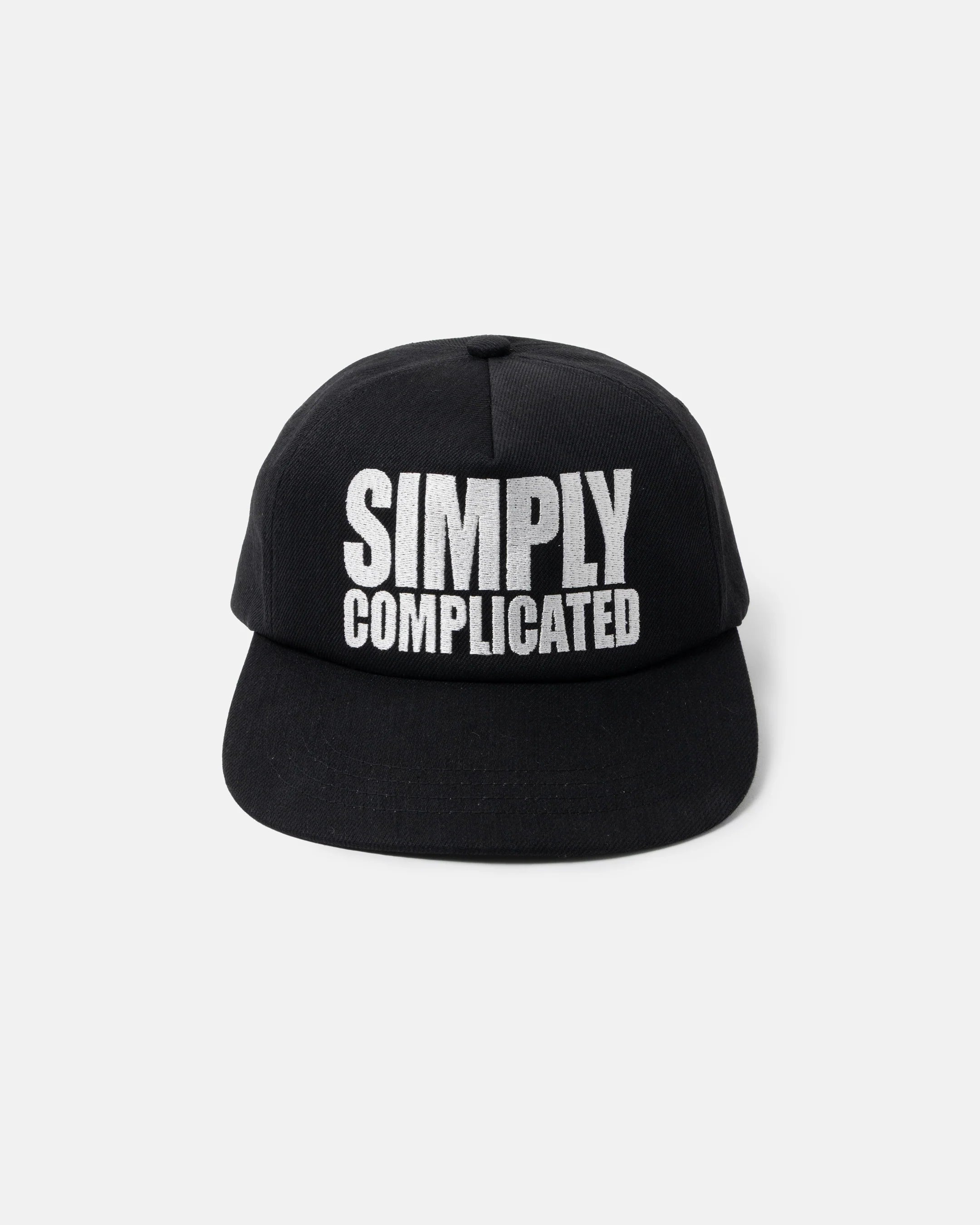simply complicated cap シンプリー キャップ SimplyComplicated - DIRECTOR 5 PANEL CAP - BLACK – un