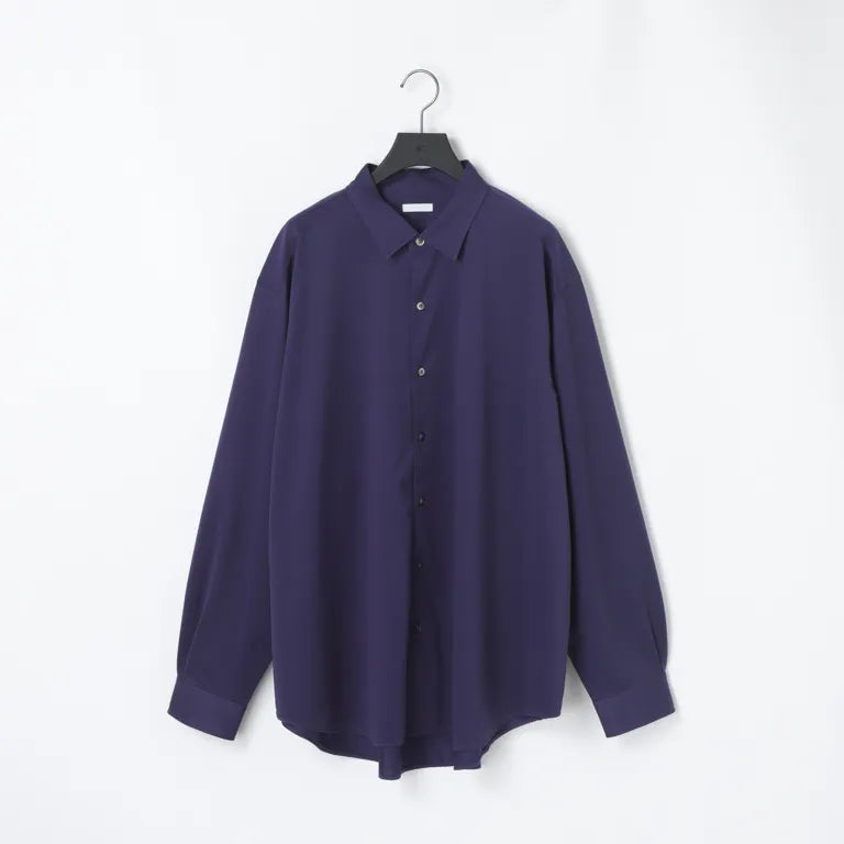 KANEMASA PHIL. - 46G Atmosphere Shirt - PURPLE NAVY – un