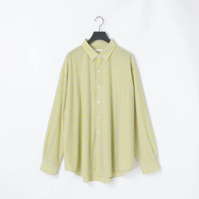 KANEMASA PHIL. - 46G Stripe Atmosphere Shirt - YELLOW BLACK – un