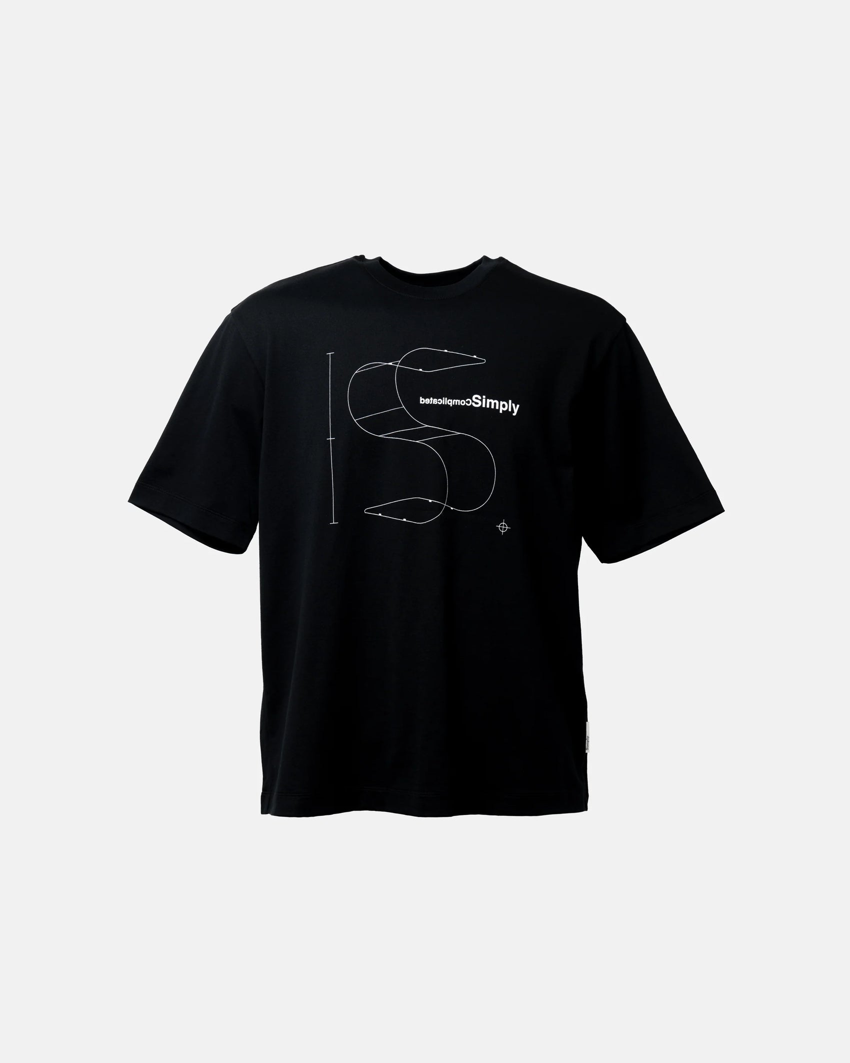 SimplyComplicated - CHAIR TEE - BLACK