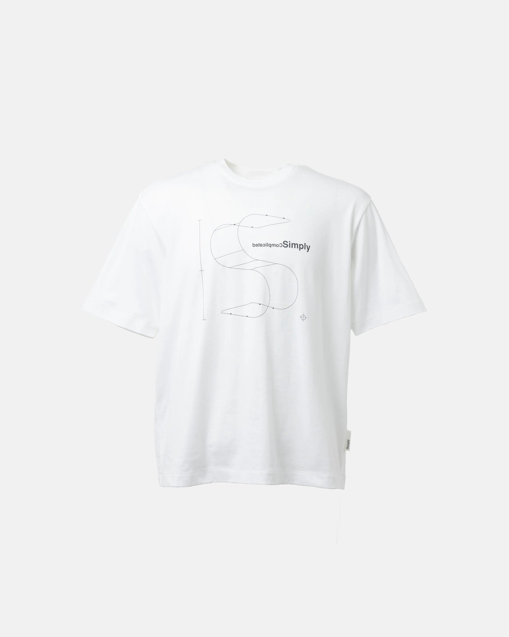 SimplyComplicated - CHAIR TEE - WHITE