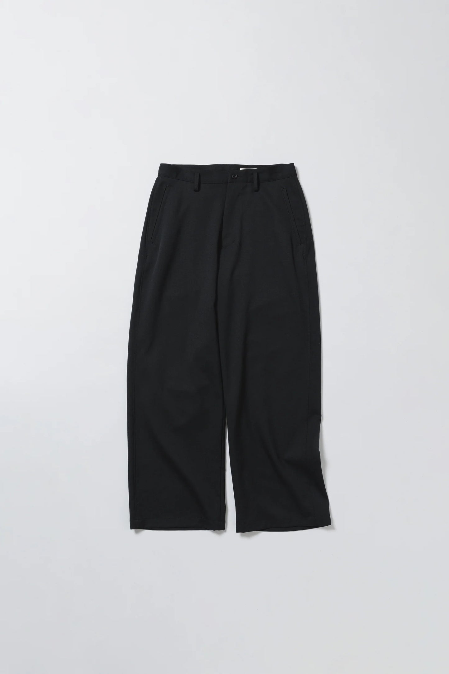 nakedgauge - WOOL GABARDINE ASHLEY SLACKS - BLACK