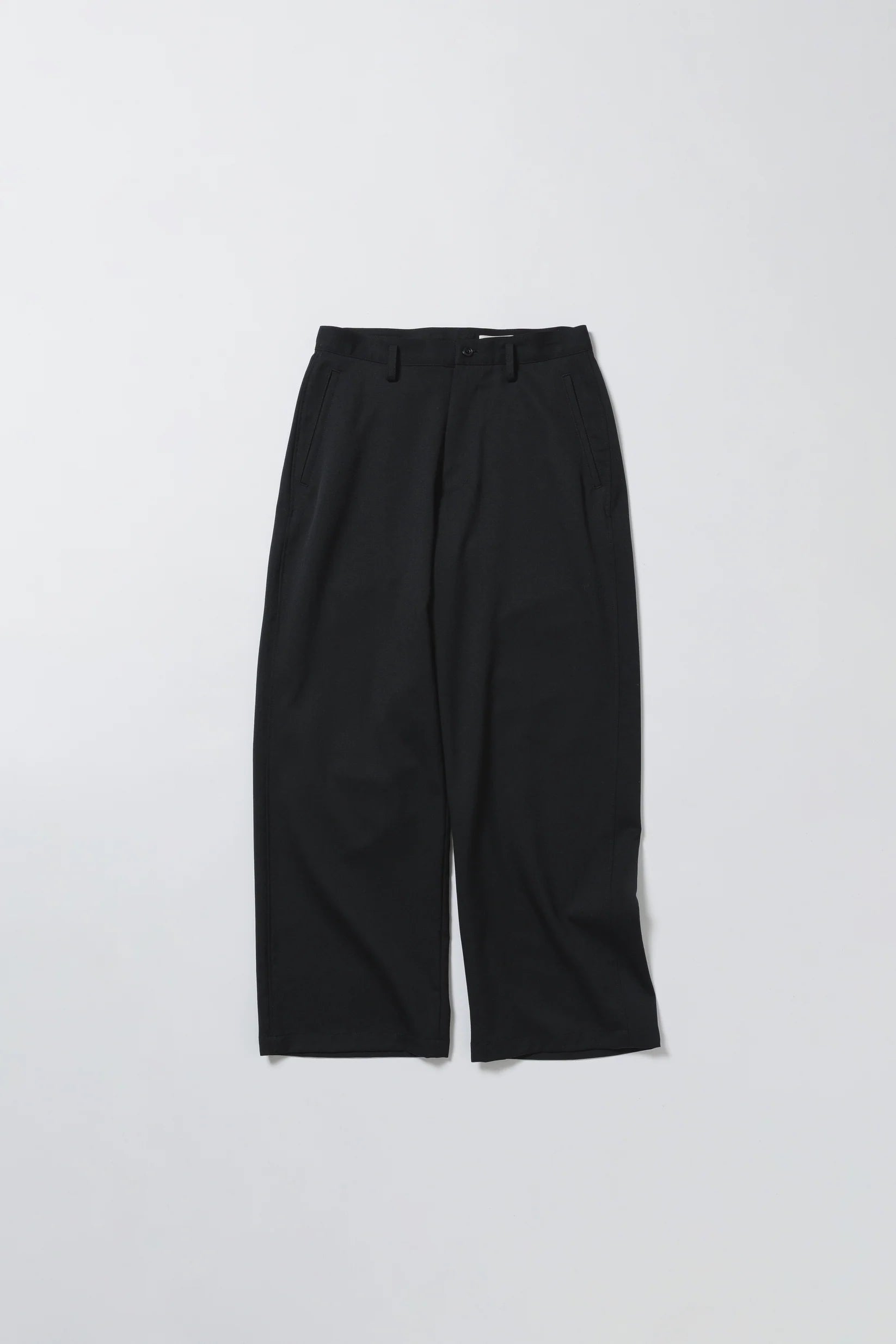 nakedgauge - WOOL GABARDINE ASHLEY SLACKS - BLACK