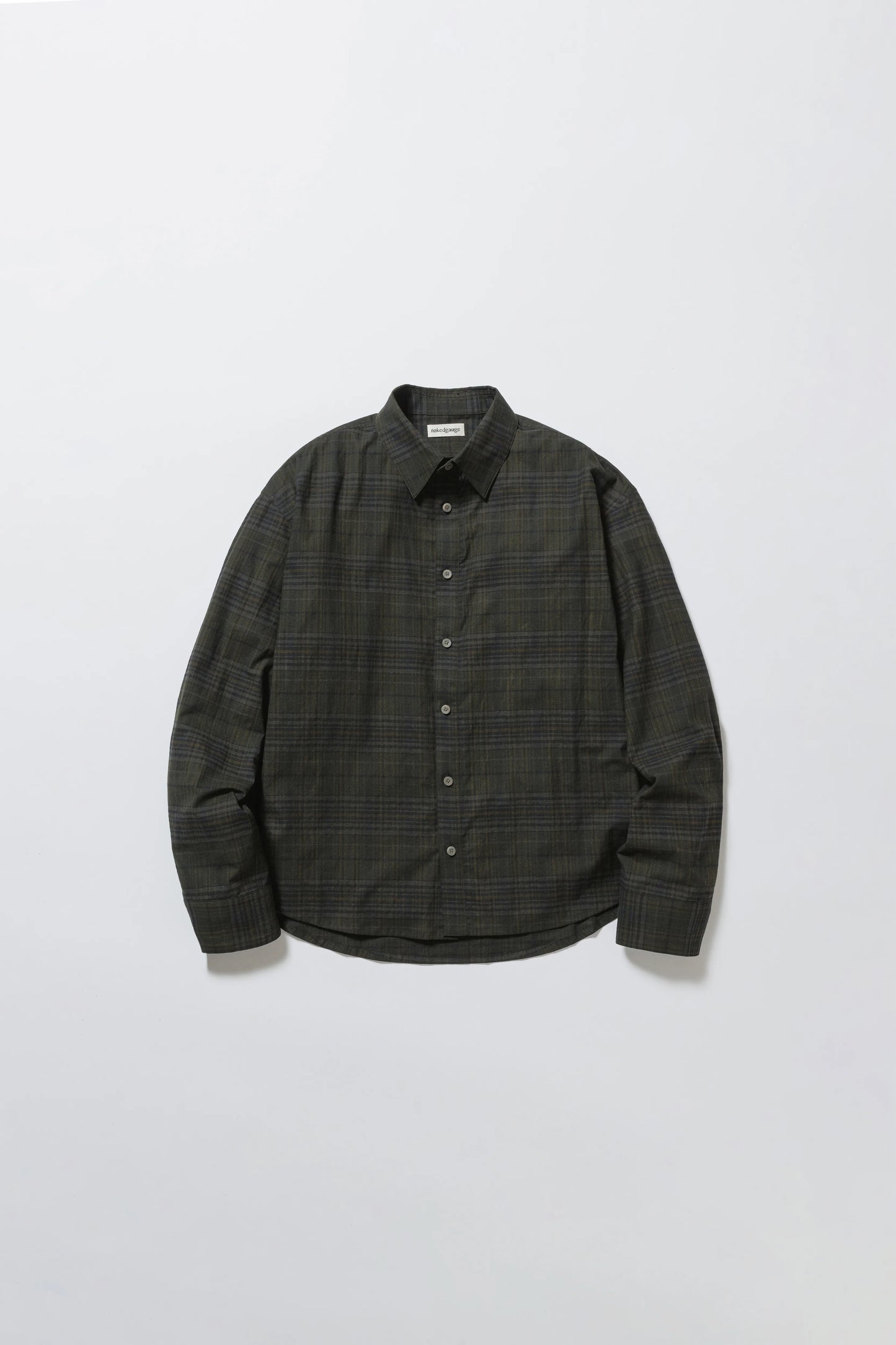 nakedgauge - MADRAS CHECK SHIRT LS - YELLOW CHECK