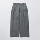 nakedgauge - WOOL GABARDINE ASHLEY SLACKS - GRAY