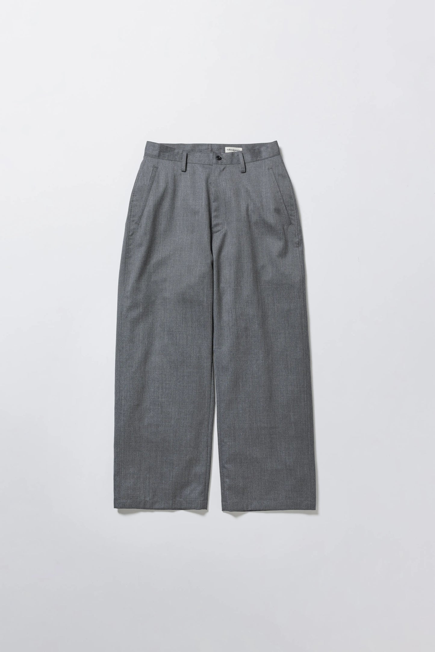 nakedgauge - WOOL GABARDINE ASHLEY SLACKS - GRAY
