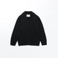 house of naked - SILK × CASHMERE CARDIGAN I - BLACK