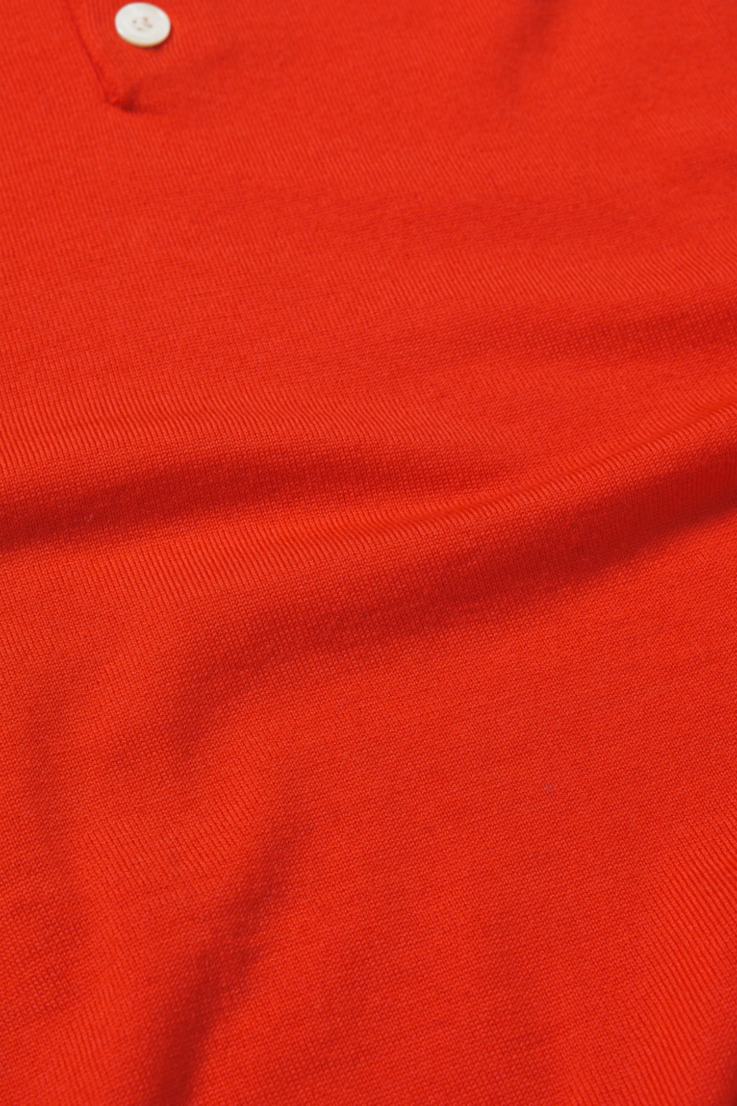 house of naked - LAMB WOOL 80POLO - ORANGE RED