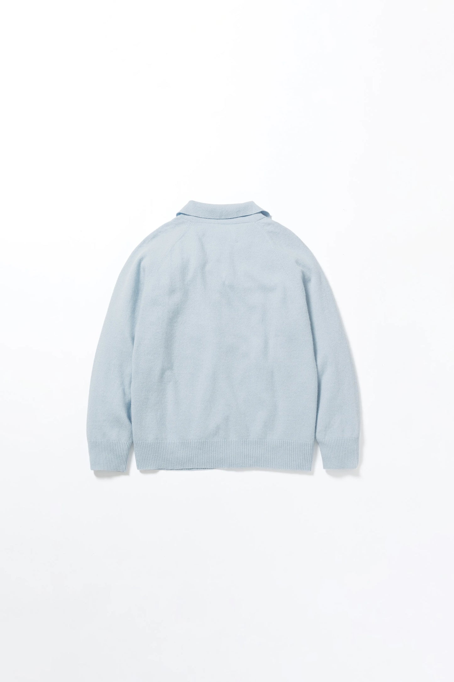 house of naked - INNER MONGORIAN CASHMERE CARDIGAN I - SAXE BLUE