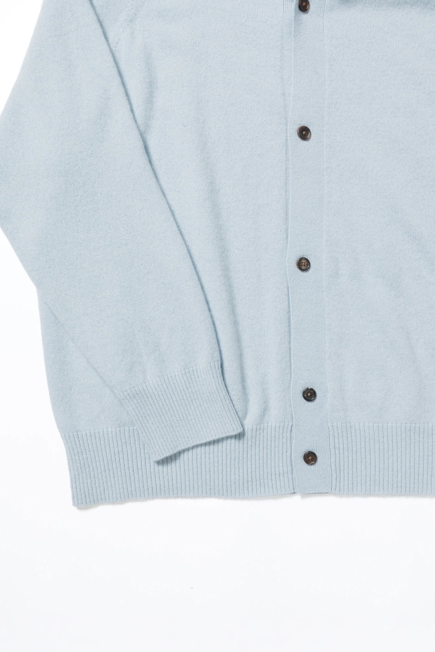 house of naked - INNER MONGORIAN CASHMERE CARDIGAN I - SAXE BLUE