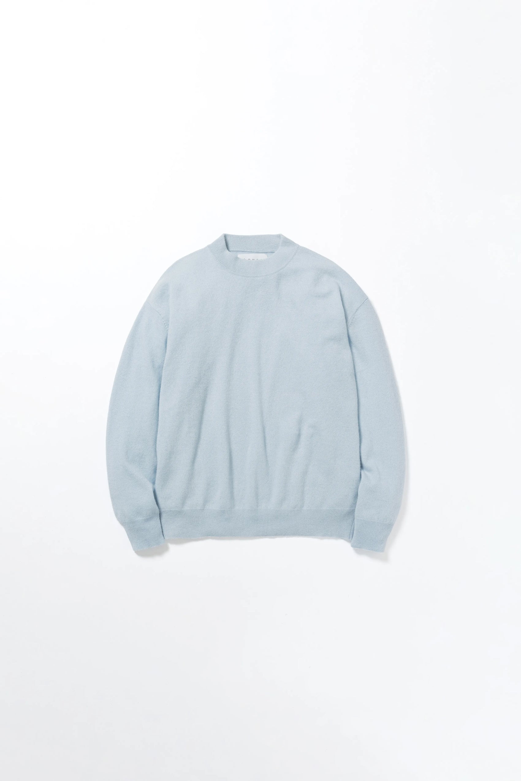 house of naked - INNER MONGORIAN CASHMERE CREWNECK PULLOVER I - SAXE BLUE