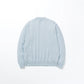 house of naked - INNER MONGORIAN CASHMERE CREWNECK PULLOVER I - SAXE BLUE