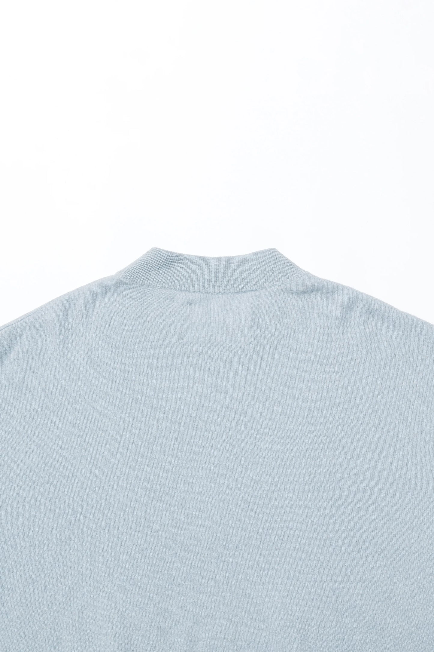 house of naked - INNER MONGORIAN CASHMERE CREWNECK PULLOVER I - SAXE BLUE