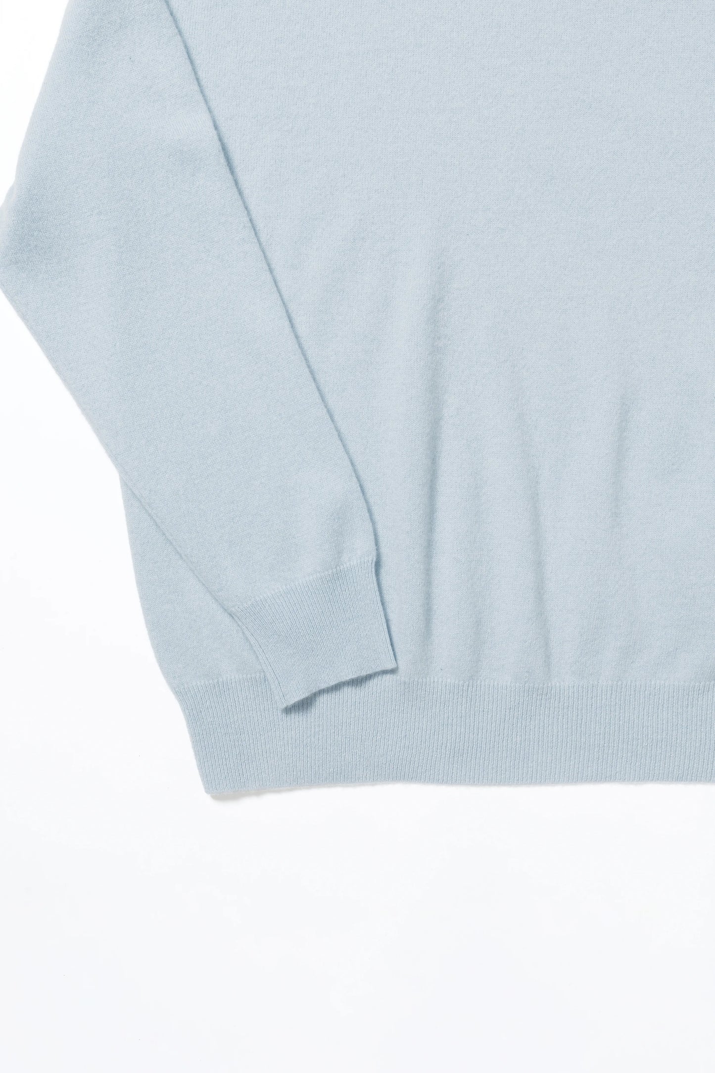 house of naked - INNER MONGORIAN CASHMERE CREWNECK PULLOVER I - SAXE BLUE