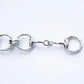 WAKAN SILVER SMITH - Horse bit bracelet (double) - SILVER