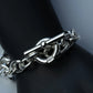 WAKAN SILVER SMITH - Hook connect bracelet (Large) - SILVER
