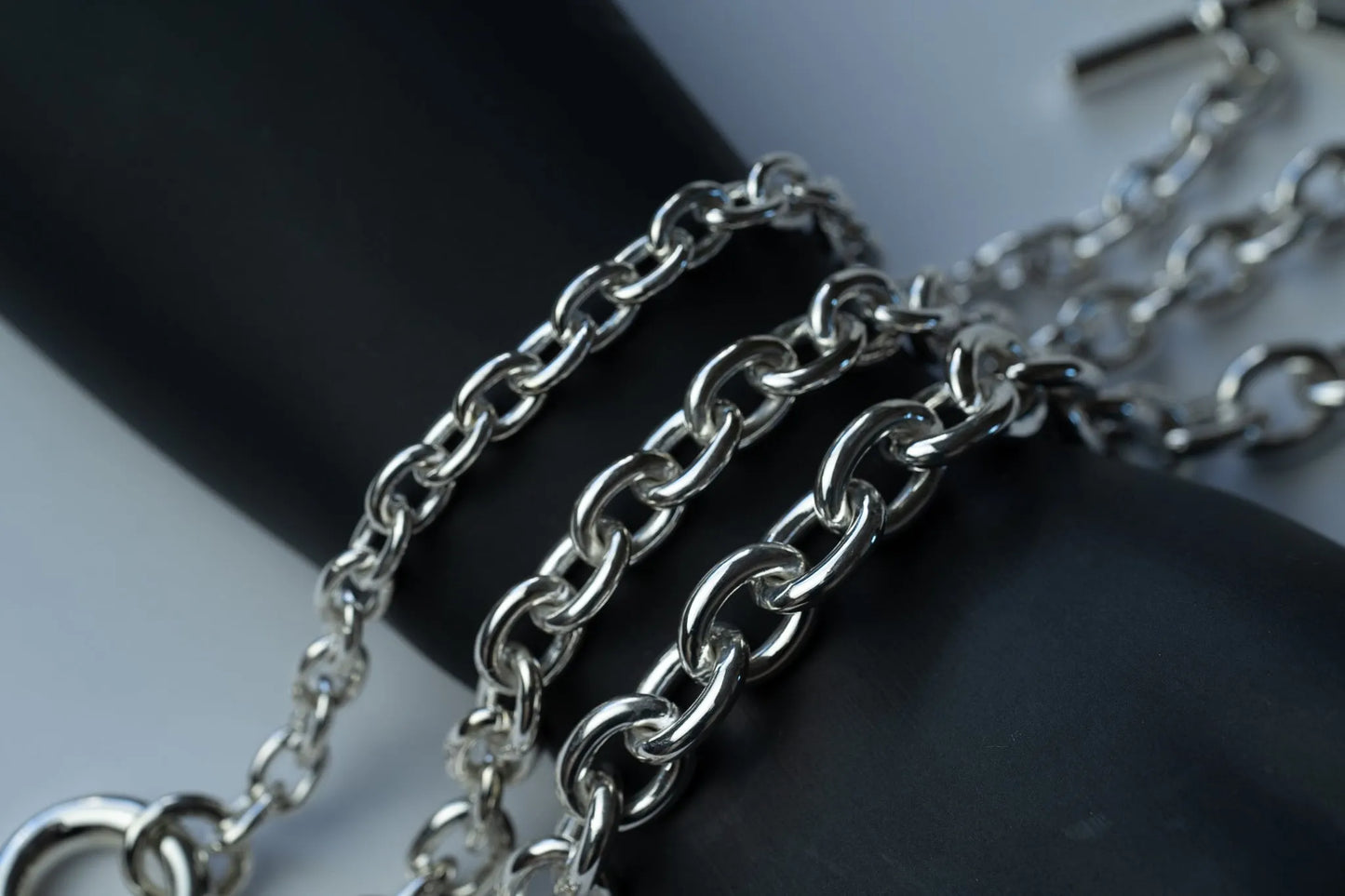 WAKAN SILVER SMITH - Hook connect bracelet (Medium) - SILVER