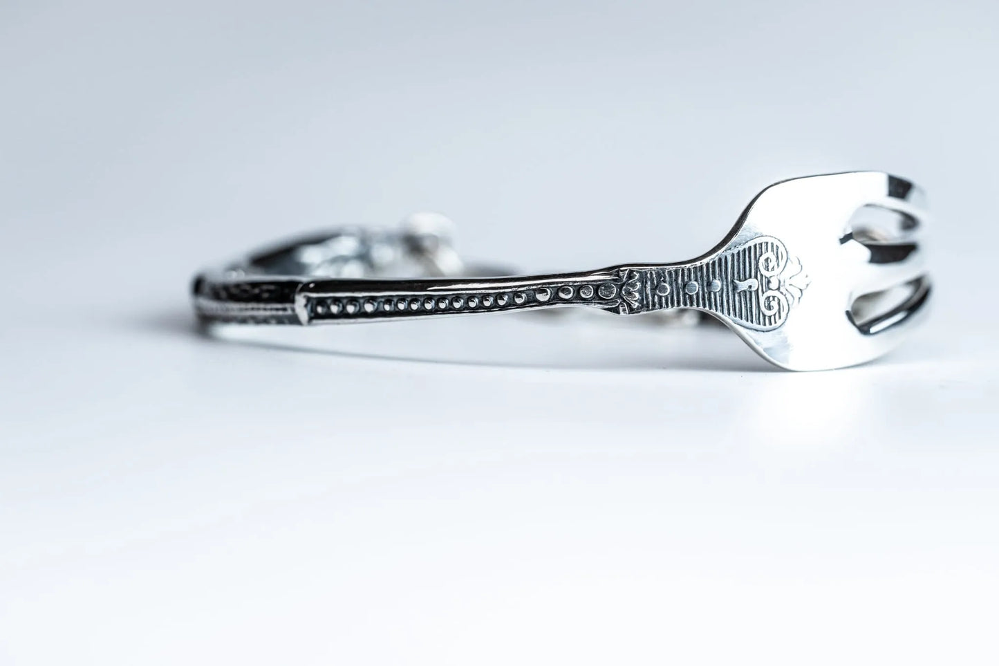 WAKAN SILVER SMITH - Antique fork bracelet - SILVER