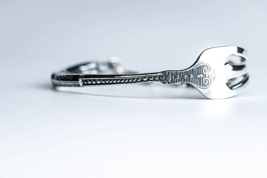 WAKAN SILVER SMITH - Antique fork bracelet - SILVER