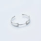 WAKAN SILVER SMITH - Breastplate Bangle - SILVER