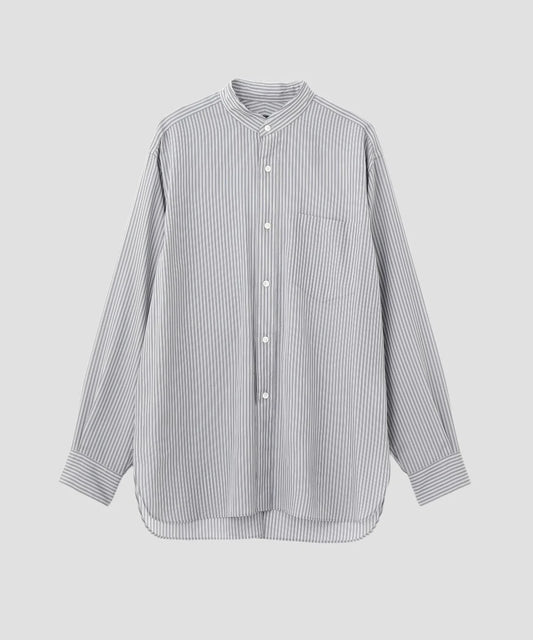 YLÈVE - ACETATE CUPRA STRIPE SHIRT - BLACK