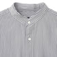 YLÈVE - ACETATE CUPRA STRIPE SHIRT - BLACK