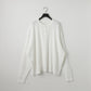 KANEMASA PHIL. - 18G Garment Dye Waffle - WHITE(OXFORD WHITE)