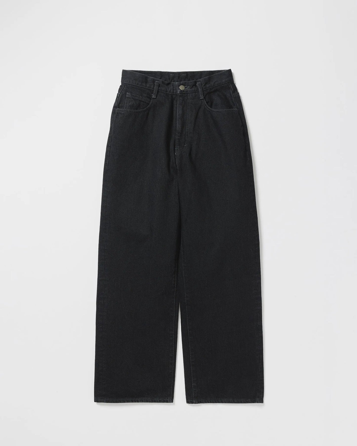 nakedgauge - ONE WASH BLACK DENIM ASHLEY JEANS - BLACK