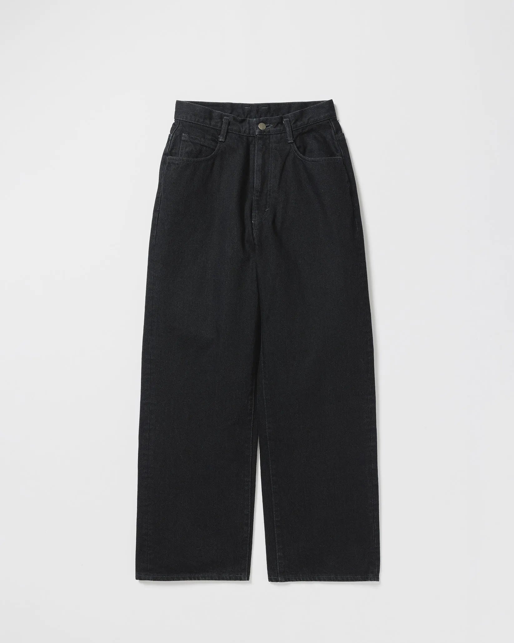nakedgauge - ONE WASH BLACK DENIM ASHLEY JEANS - BLACK