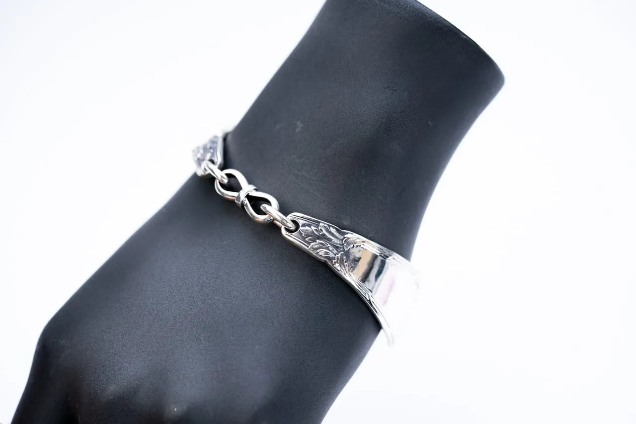 WAKAN SILVER SMITH - Double cutlery bracelet - SILVER