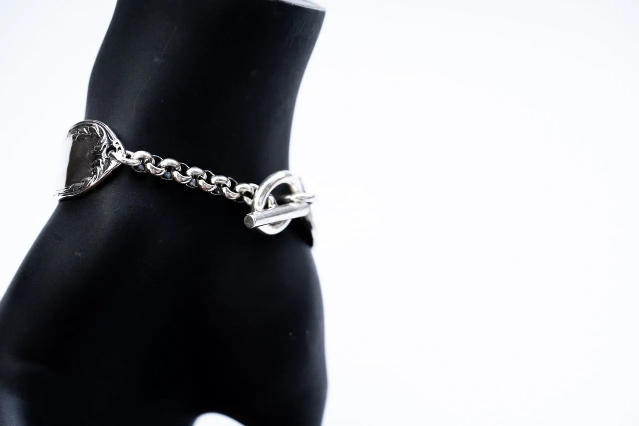 WAKAN SILVER SMITH - Double cutlery bracelet - SILVER