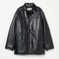 INSCRIRE - Leather Jacket - BLACK