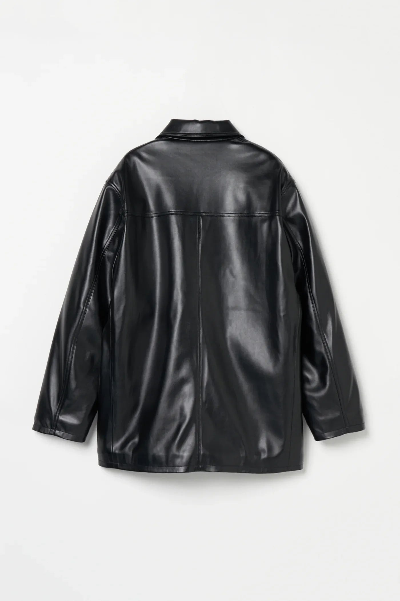 INSCRIRE - Leather Jacket - BLACK
