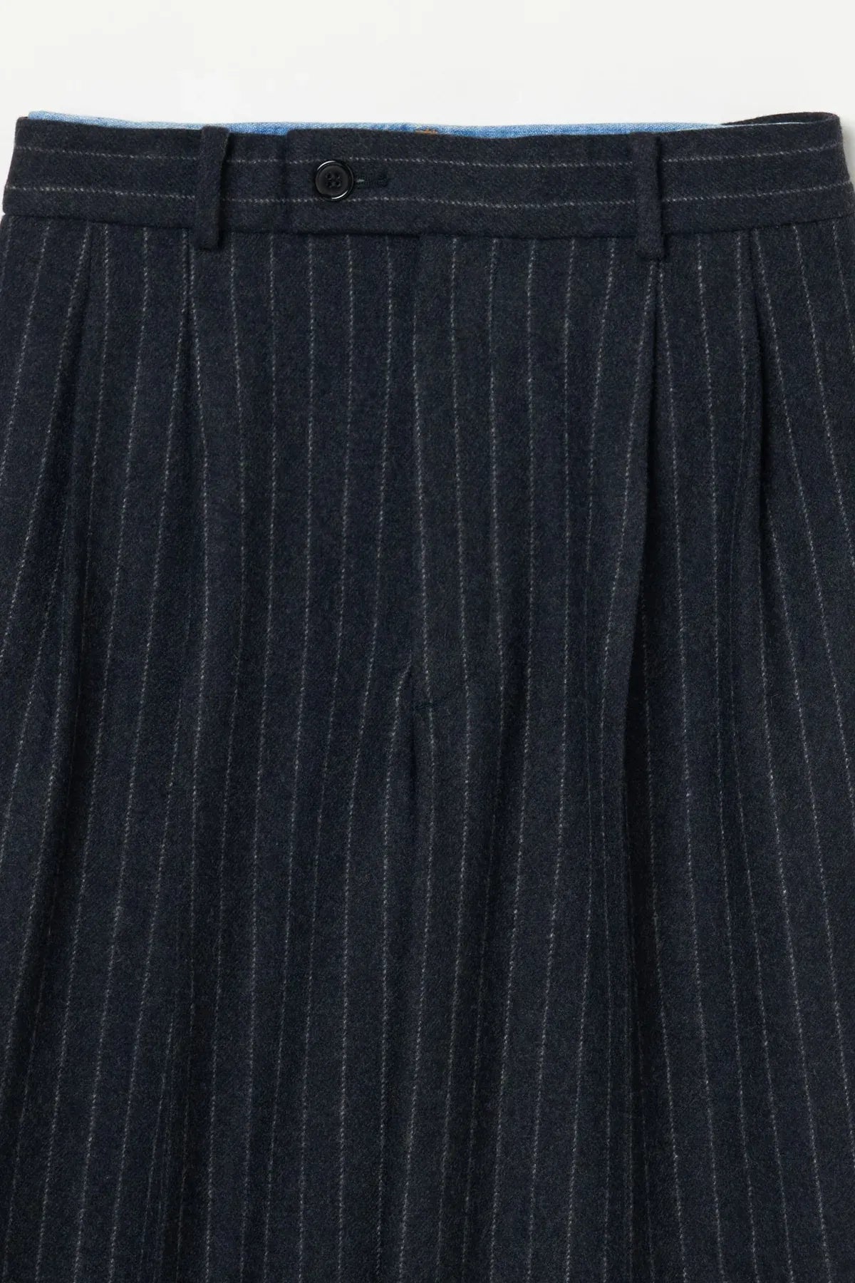 INSCRIRE - Combine Two Pants - STRIPE × DENIM