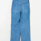 INSCRIRE - Combine Two Pants - STRIPE × DENIM