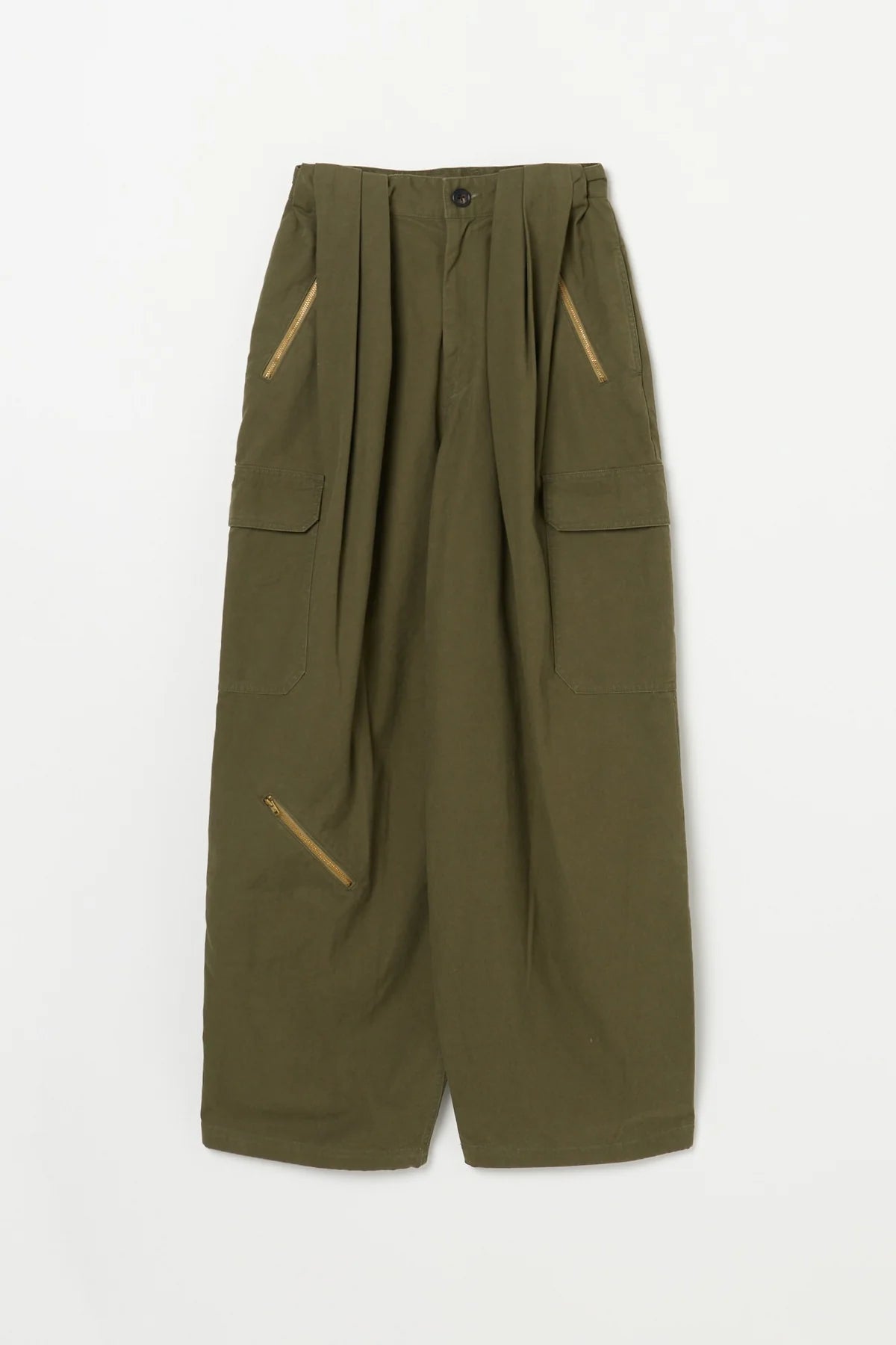 INSCRIRE - DUCK CARGO PANTS - KHAKI