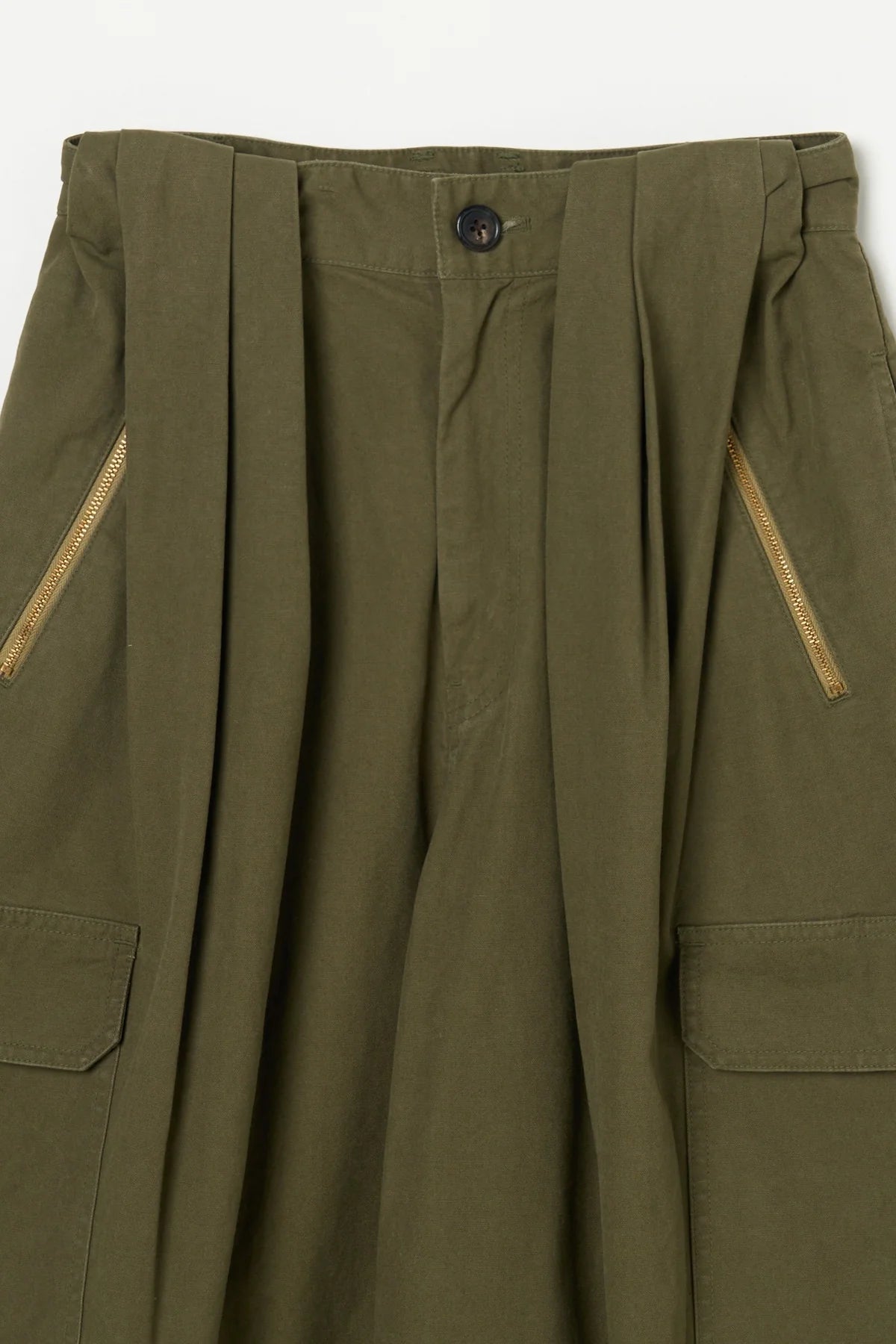 INSCRIRE - DUCK CARGO PANTS - KHAKI
