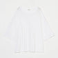 INSCRIRE - Cotton Silk Over Size T-Shirt - WHITE
