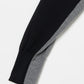 INSCRIRE - Cotton 16G Over Size V neck Cardigan - BLACK × GREY