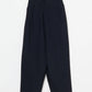 INSCRIRE - Wool Over Size Pants - NAVY STRIPE