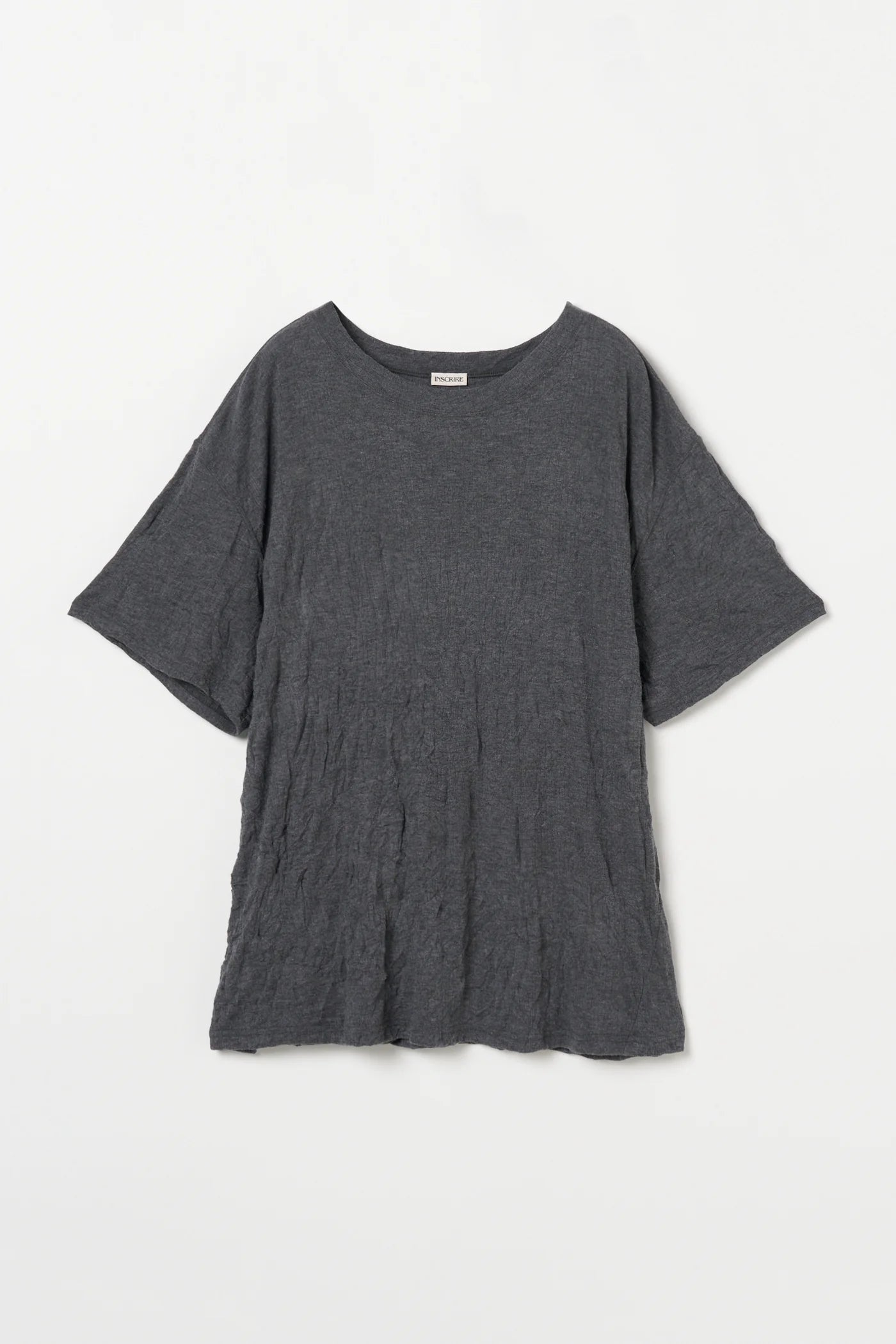 INSCRIRE - Washer T-Shirt - CHARCOAL
