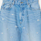 INSCRIRE - Dot Hole Denim Pants - BLUE USED