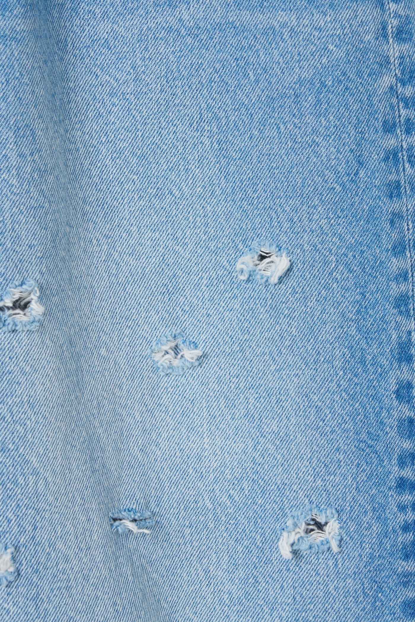 INSCRIRE - Dot Hole Denim Pants - BLUE USED