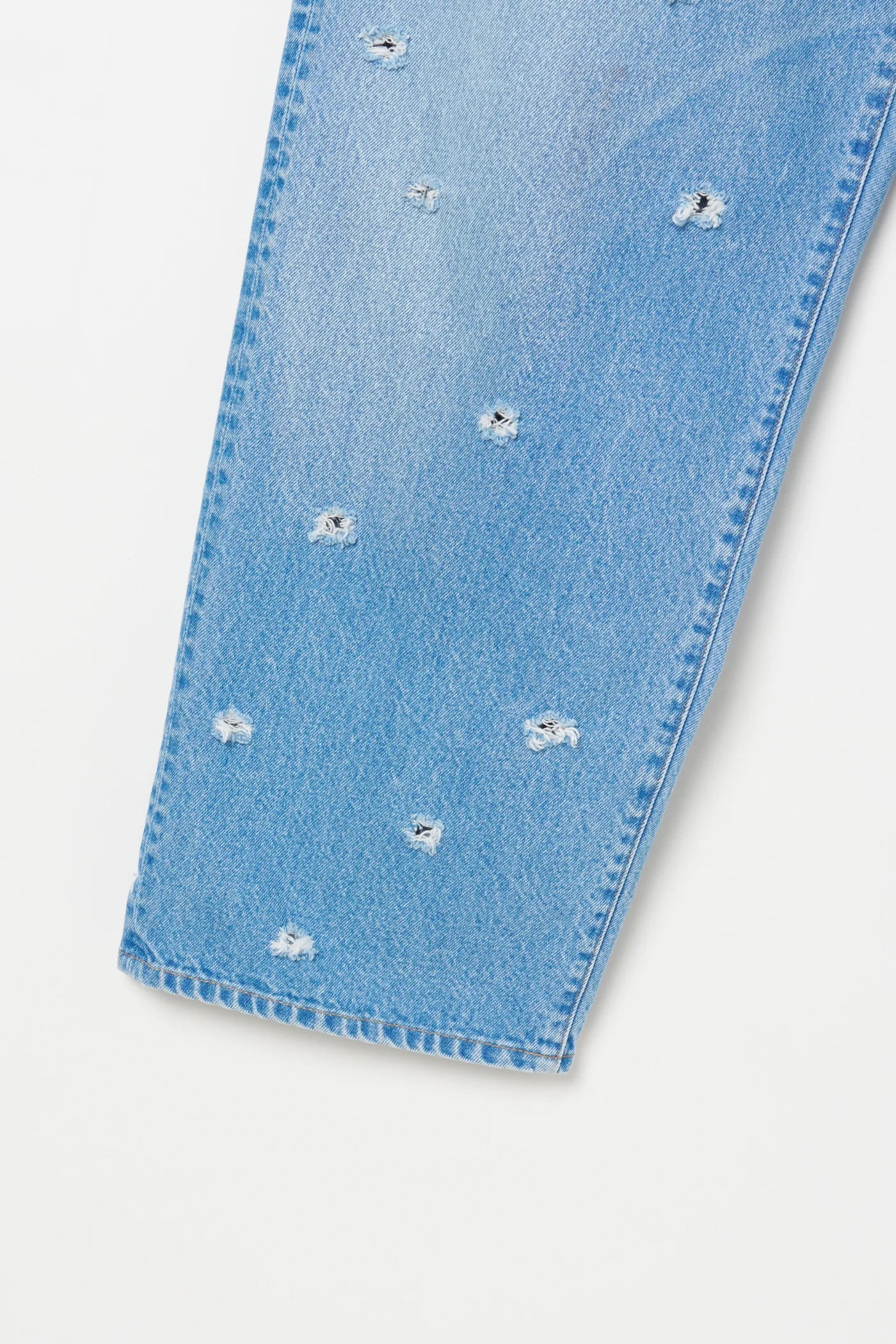 INSCRIRE - Dot Hole Denim Pants - BLUE USED