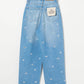 INSCRIRE - Dot Hole Denim Pants - BLUE USED