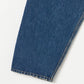 INSCRIRE - Used Denim Zip Up Blouson - DK.BLUE USED