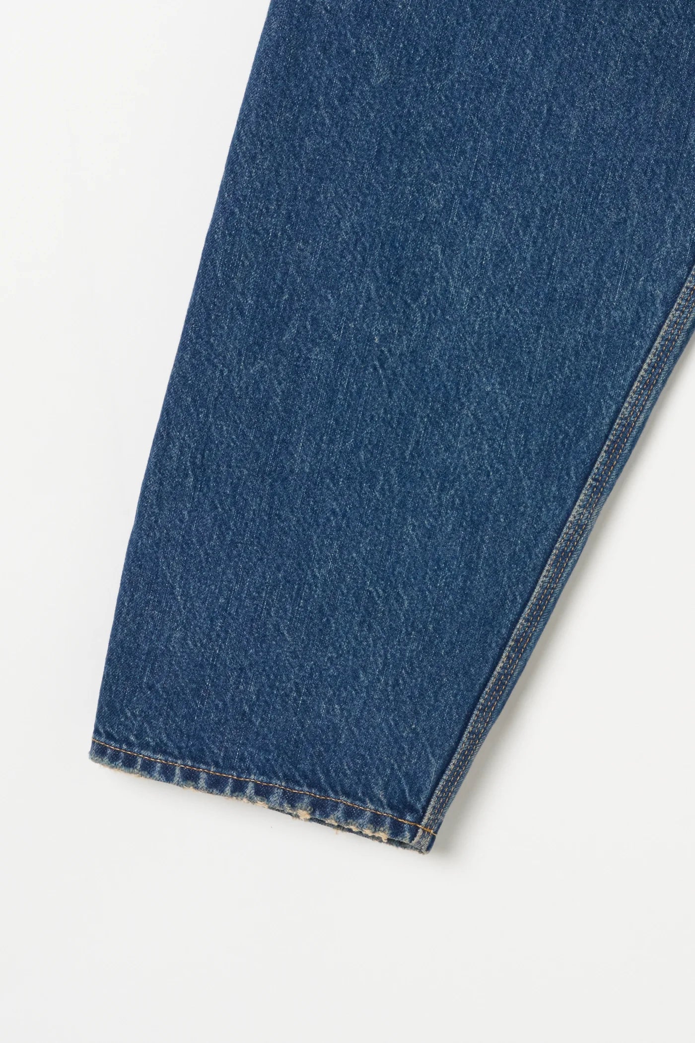 INSCRIRE - Used Denim Zip Up Blouson - DK.BLUE USED
