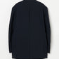 INSCRIRE - Wool 2-way Over Size Jacket - NAVY STRIPE