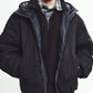 JOHN MASON SMITH / JANE SMITH - 40d NYLON TAFFETA TACTICAL ZIP BLOUSON - BLACK