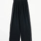 INSCRIRE - Hybrid Sweat Denim Pants - BLACK × BLACK